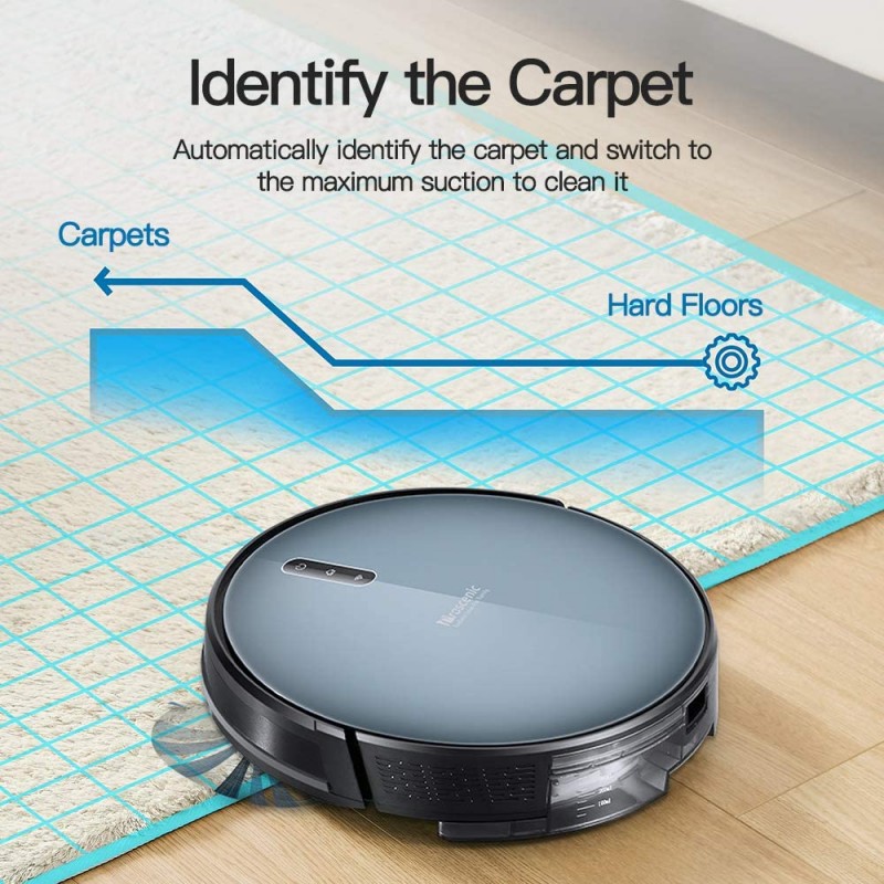 Aspirateur Robot 830T, Connecté Wi-Fi Et Alexa, Nettoyeur Et Laveur 3 En 1, Nettoyage Efficace Sur Programmation – Image 4