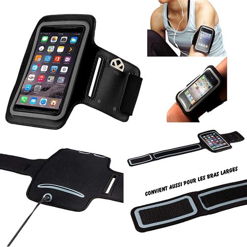 Apple iPhone XR Brassard Sport Neoprene pour telephone portable (Smartphone) Course A Pied Randonnée Running Scratch Reglable - Activite Sportive – Image 4