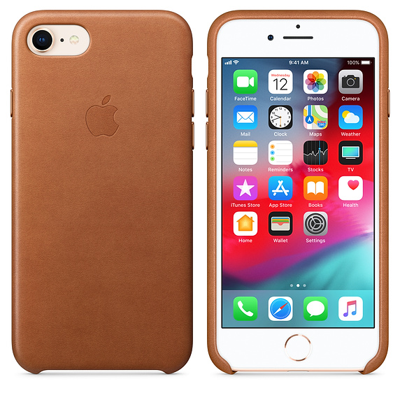 Coque en cuir pour iPhone 8 / 7 - Havane – Image 3