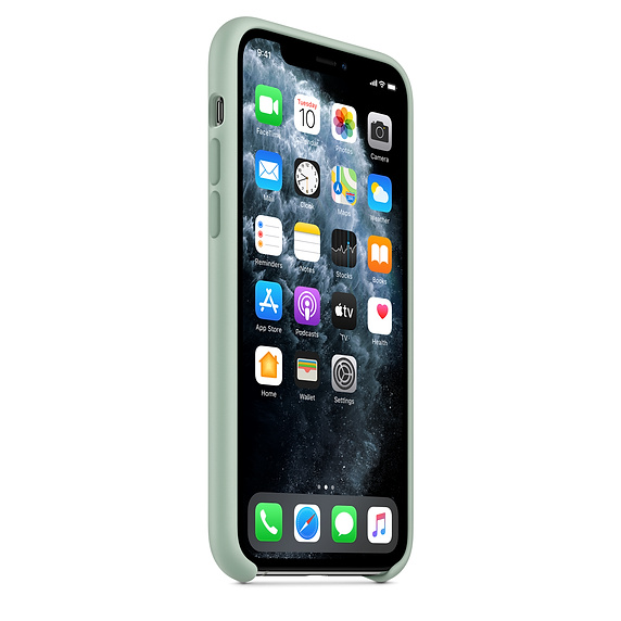 Coque en silicone pour iPhone 11 Pro - Béryl vert – Image 4